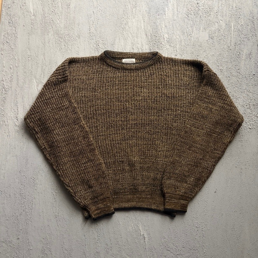 Vintage Saugatuck Sweater XL Brown 1990s Crewneck Pullover
